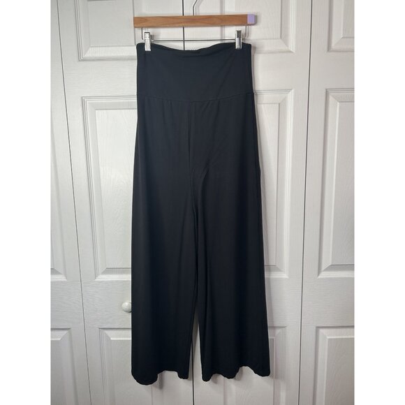 Hatch Black Strapless Wide Leg Maternity Jumpsuit Women's Size Medium M - Picture 1 of 7